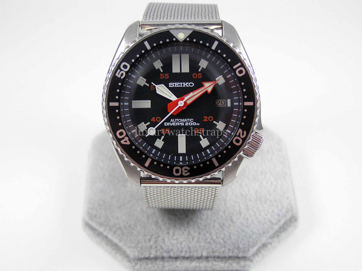 Seiko Automatic 7002 Vintage Divers Watch Mod LuxuryWatchStraps