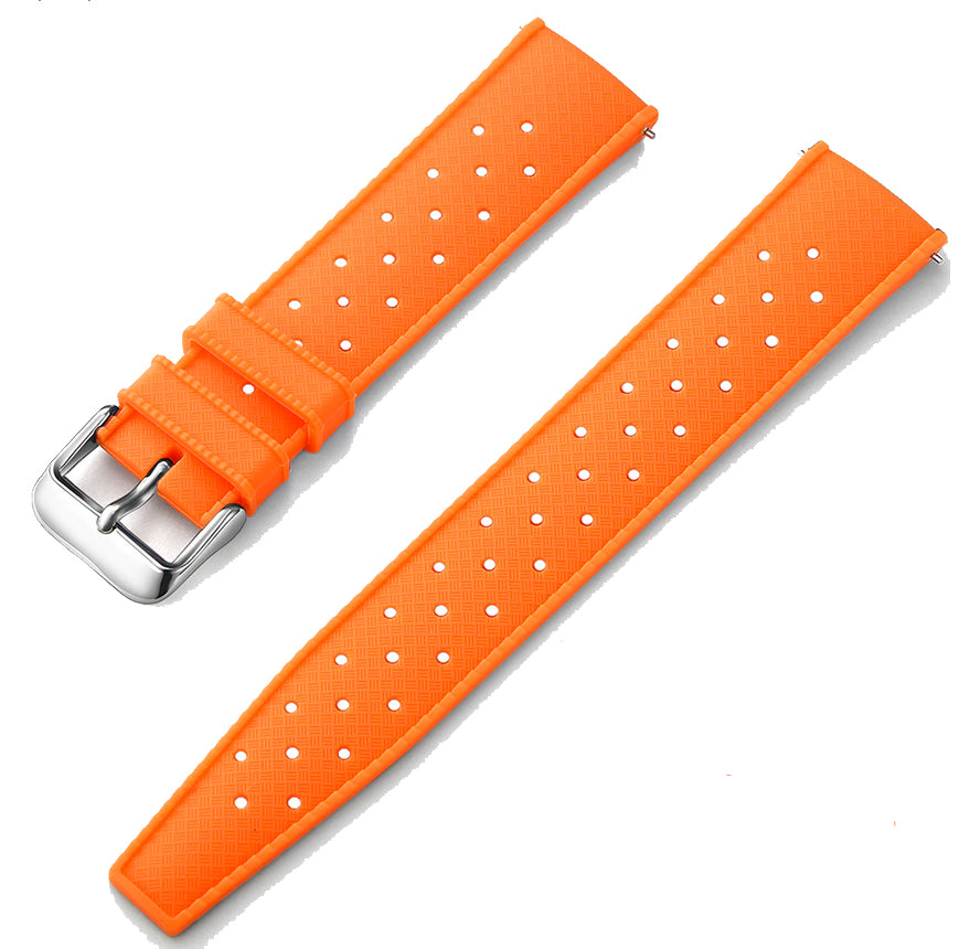 Omega orange leather discount strap