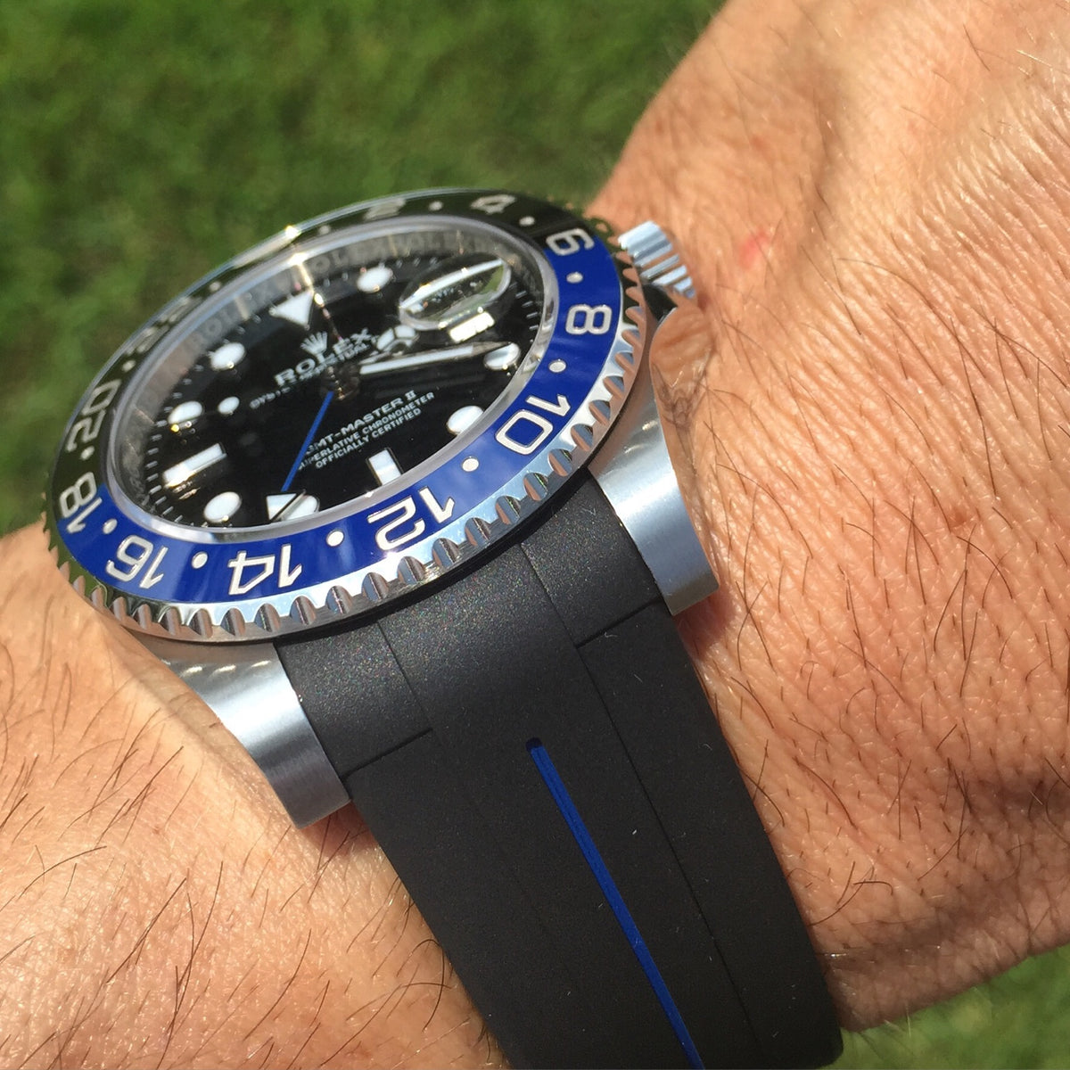 Rolex outlet batman rubber