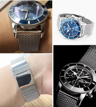 Load image into Gallery viewer, Ultimate Steel Mesh Strap for Breitling Watches 20mm 22mm 24mm
