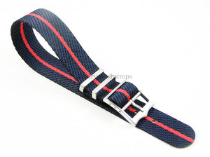 Custom made Refined Cross Weave™ Watch Strap for Citizen Eco-Drive Watch 22mm