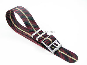 Custom made Refined Cross Weave™ Watch Strap for Citizen Eco-Drive Watch 22mm