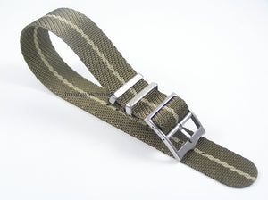 Custom made Refined Cross Weave™ Watch Strap for Citizen Eco-Drive Watch 22mm