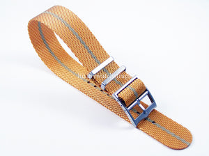 Custom made Refined Cross Weave™ Watch Strap for Citizen Eco-Drive Watch 22mm