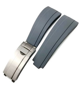 Grey Rubber Strap for all Rolex 20mm models.