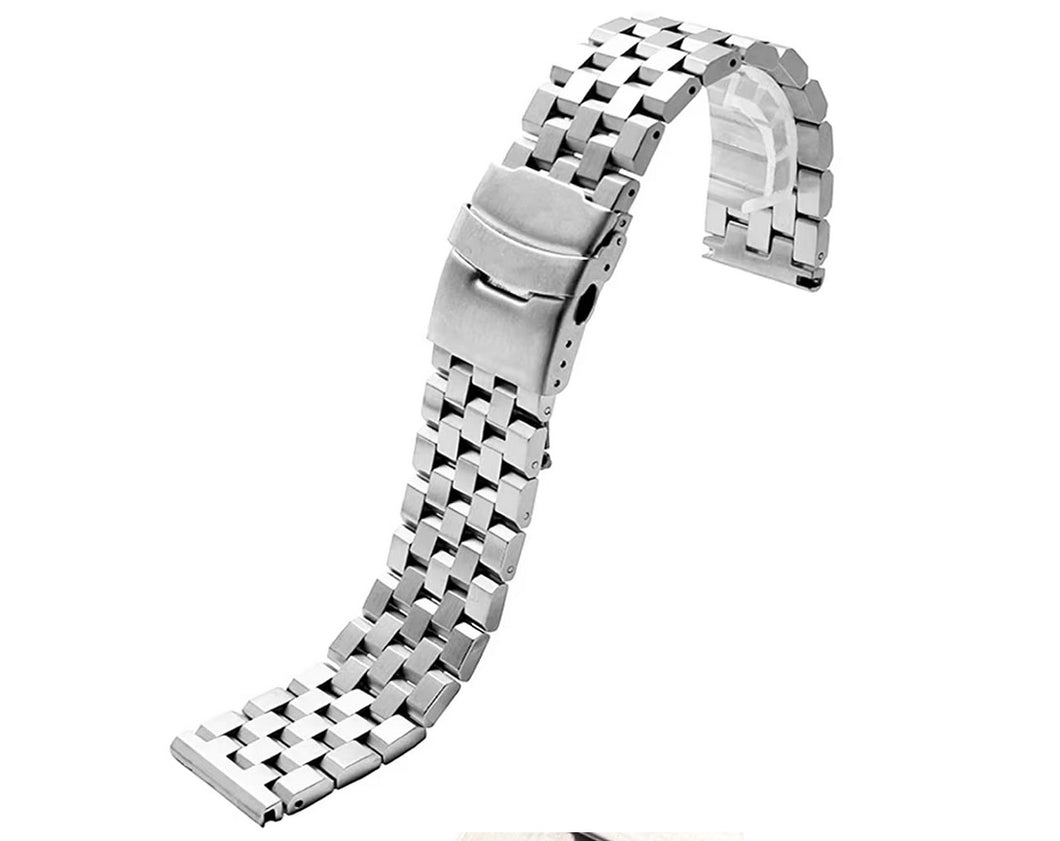 Silver Steel Bracelet strap for all Breitling watches.