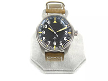 Load image into Gallery viewer, MILITARY BROADARROW WATCH WITH JAPANESE AUTOMATIC MOVEMENT THICK LEATHER STRAP
