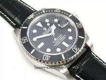 Load image into Gallery viewer, Leather Deployment Strap for Rolex 20mm Watches.
