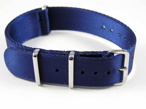 Dense Twill Premium NATO watch strap for ALL 20mm watches blue