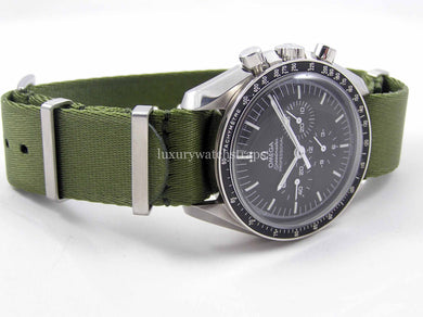 military green premium seatbelt nato watch strap