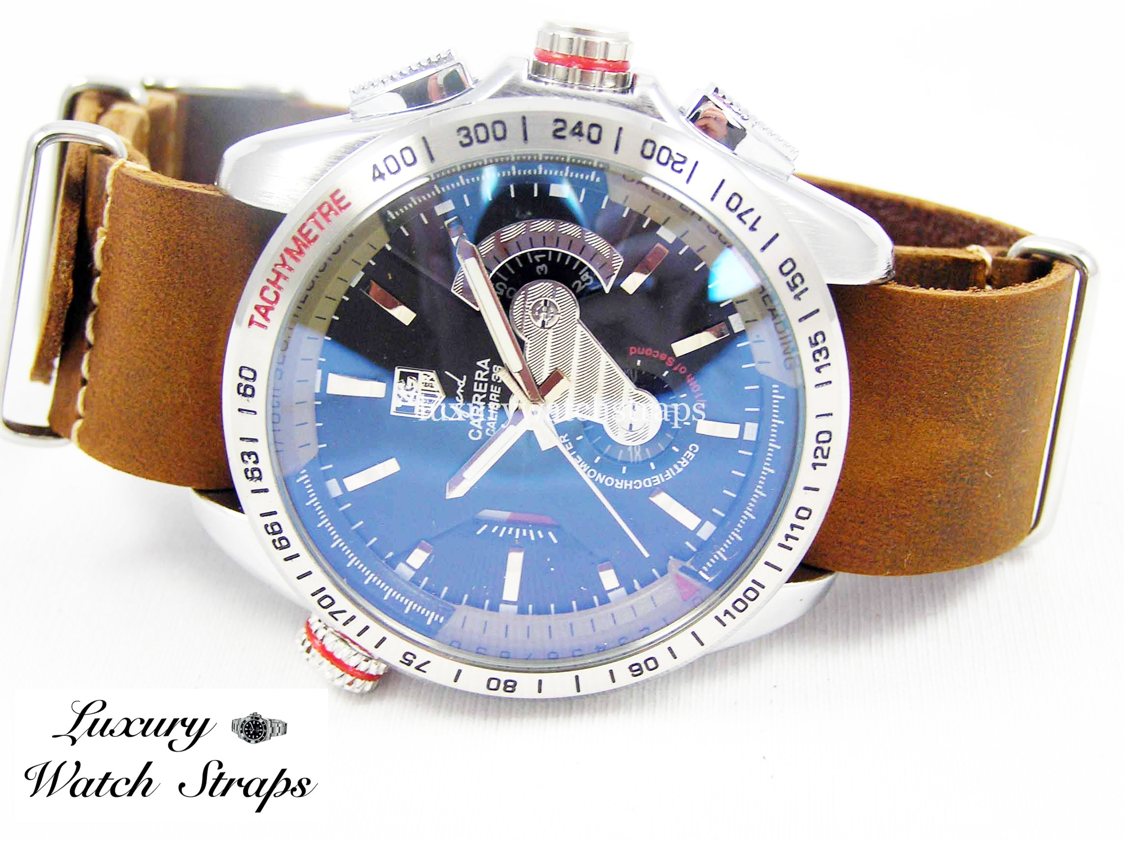 Carrera watch hot sale leather strap