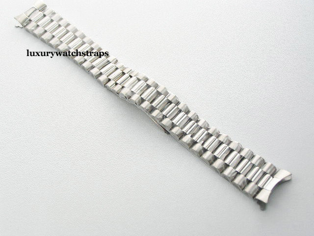 Steel bracelet for Rolex President Watch 20mm - LuxuryWatchStraps –  luxurywatchstraps.co.uk