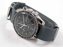 Load image into Gallery viewer, Gun metal ballistic nylon Nato® watch strap 
