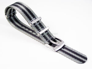 Dense Twill Premium NATO watch strap for ALL 20mm watches Reverse Bond