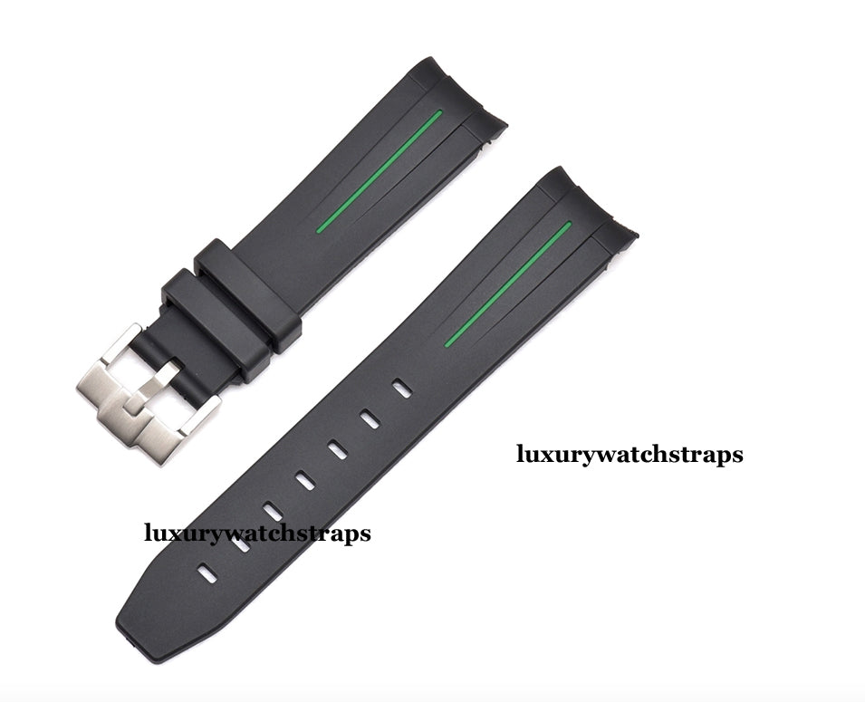 Rubber rolex hotsell watch bands