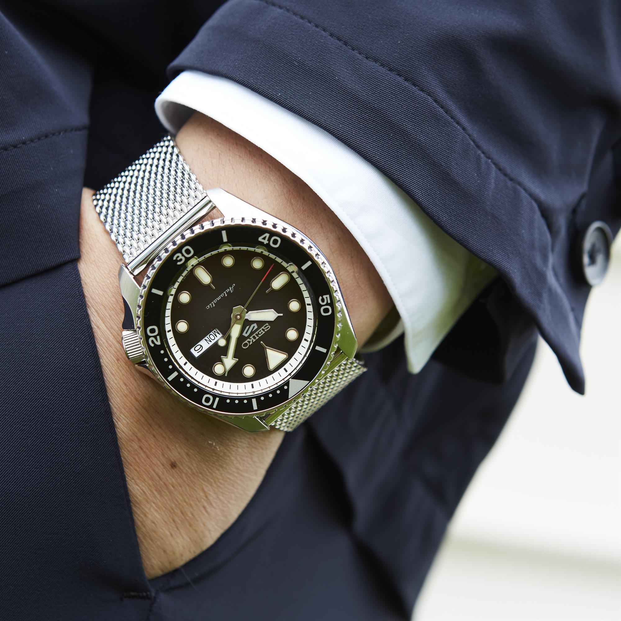 Milanese Bond Mesh Bracelet Strap For Seiko Watch - LuxuryWatchStraps 20mm