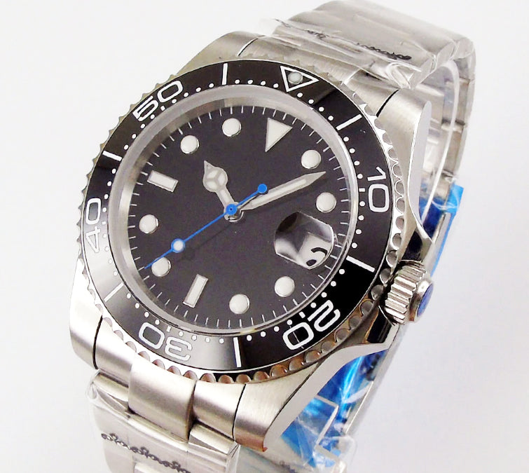 Classic Submariner Watch Seiko NH35 movement LuxuryWatchStraps