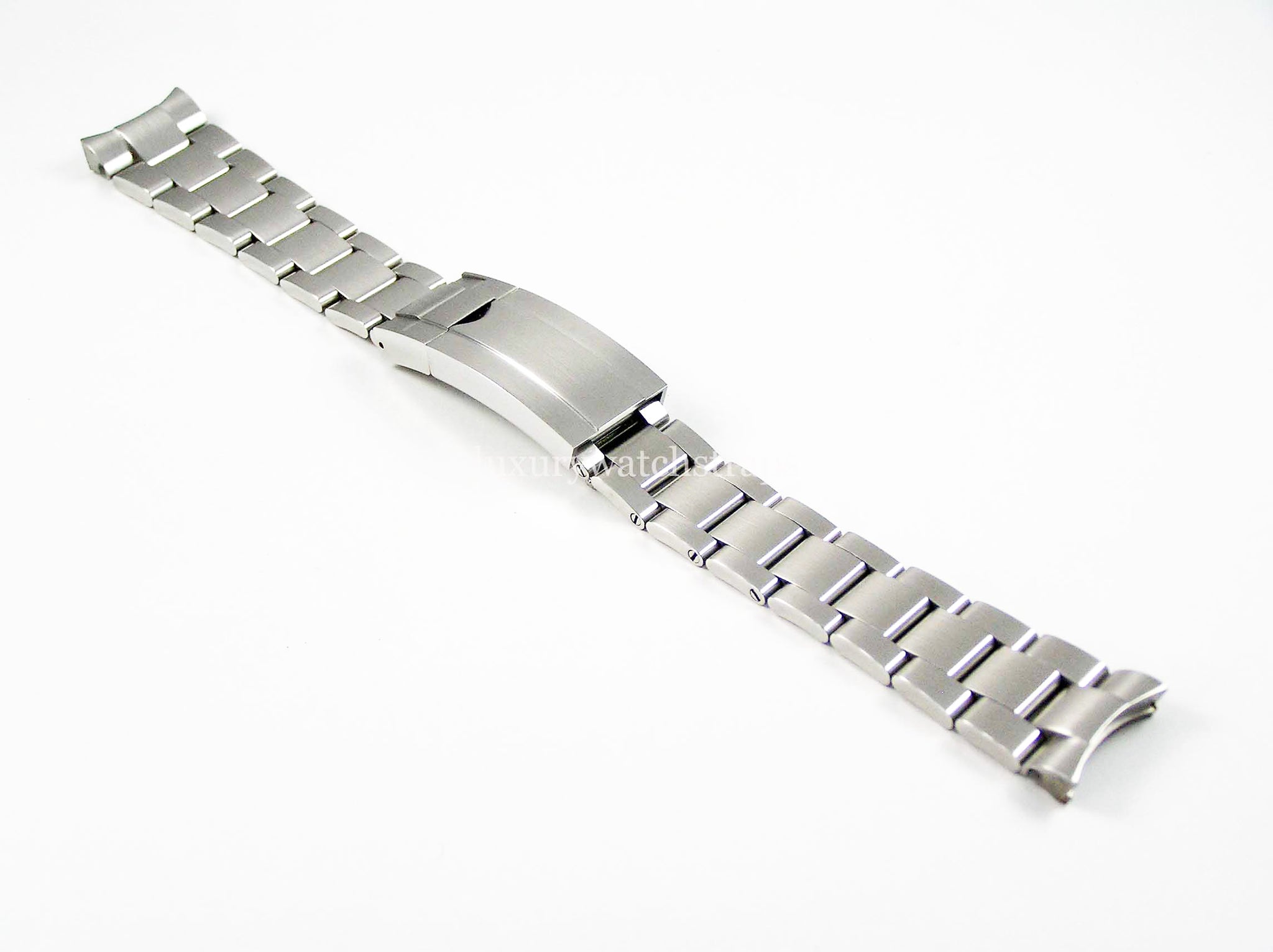 18mm Steel Bracelet Butterfly Buckle Five Beads Unisex Stainless Steel  Solid Watch Strap, Color:Black | ZA | PMC Jewellery